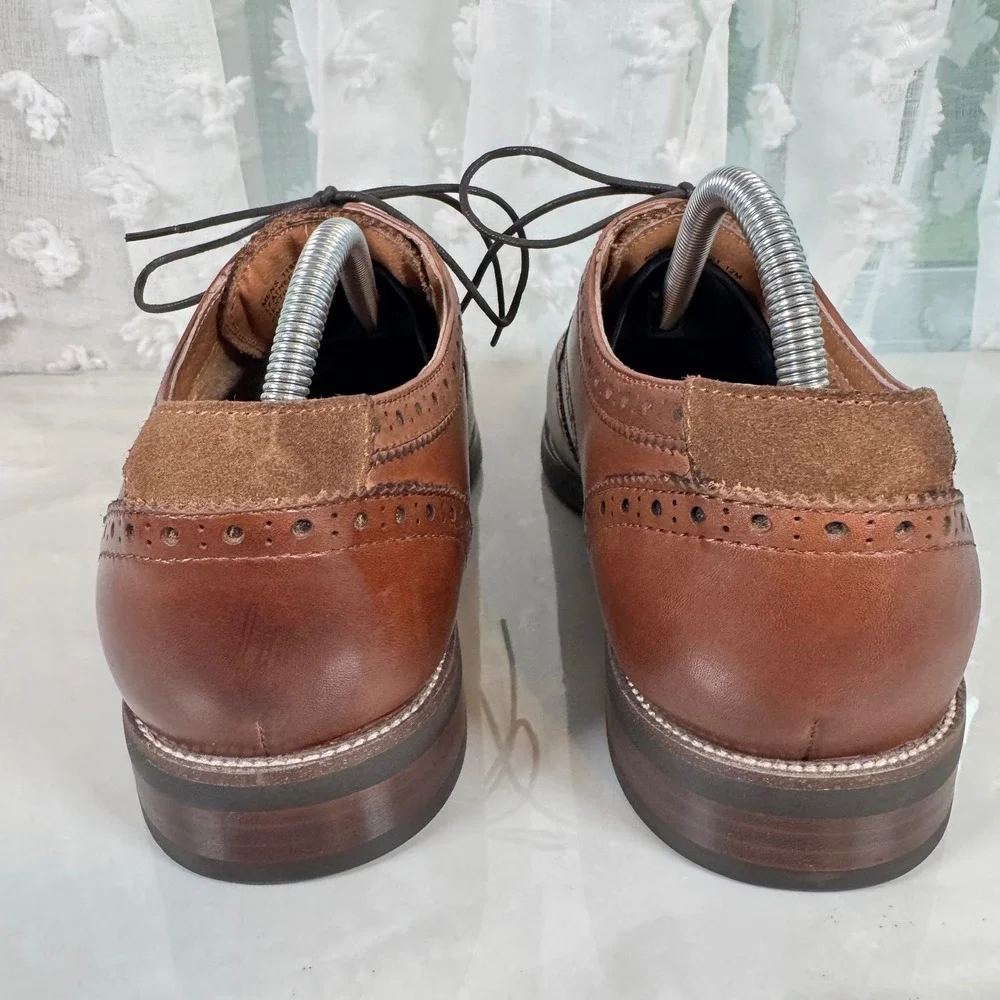 Florsheim‎ Comfortech Wingtip Brogues Brown Leather Dress Shoes Worn Once 12M